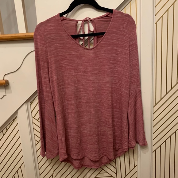 LOFT Tops - Loft long Sleeve Blouse with Bell Sleeves
